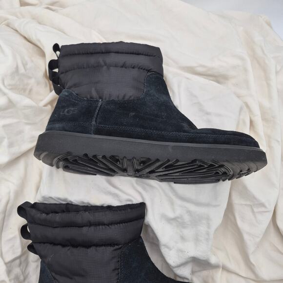 UGG Classic Minimod Waterproof Wool Boot bootie black Men\'s size 12 main image 10